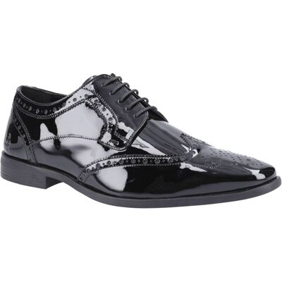 Hush Puppies Elliot Leder Herren Schwarze Brogues Schuhe Schwarz EU 40,5 / UK 7 Hush Puppies Elliot Leder Herren Schwarze Brogues Schuhe Schwarz EU 40,5 / UK 7