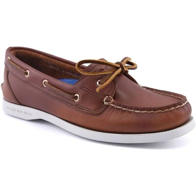 Sperry Authentic 1 Eye Lederschuhe Für Damen In Braun Braun EU 36,5 / UK 3,5 Sperry Authentic 1 Eye Lederschuhe Für Damen In Braun Braun EU 36,5 / UK 3,5