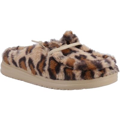 HEYDUDE Wendy Polyester Damen Muli Beige/Multi Bräunen EU 37 / UK 4 HEYDUDE Wendy Polyester Damen Muli Beige/Multi Bräunen EU 37 / UK 4