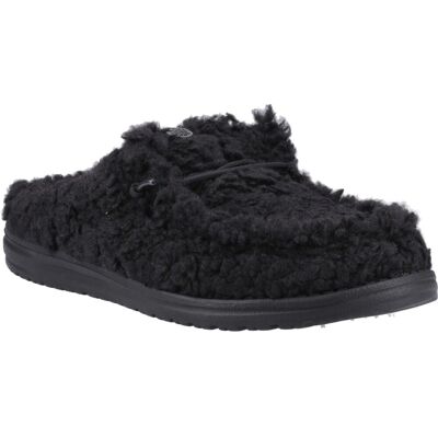 HEYDUDE Wally Polyester Herren Schwarz/Schwarz Clogs Schwarz EU 46 / UK 11 HEYDUDE Wally Polyester Herren Schwarz/Schwarz Clogs Schwarz EU 46 / UK 11
