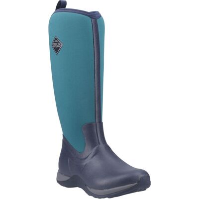 Muck Boots Arctic Adventure Damen Winterschaftstiefel aus Neopren in Marineblau/Tannengrün Marine EU 37 / UK 4 Muck Boots Arctic Adventure Damen Winterschaftstiefel aus Neopren in Marineblau/Tannengrün Marine EU 37 / UK 4