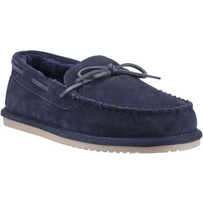 Hush Puppies Abraham Wildleder Herren Hausschuhe Marineblau Marine EU 44.5 / UK 10 Hush Puppies Abraham Wildleder Herren Hausschuhe Marineblau Marine EU 44.5 / UK 10