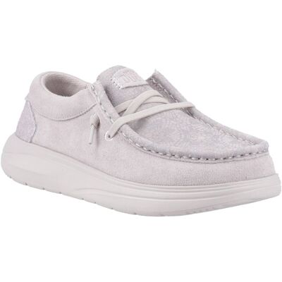 HEYDUDE Wendy COMF Wildleder Damen Lilac Mokassins Schuhe Natürlich EU 40,5 / UK 7 HEYDUDE Wendy COMF Wildleder Damen Lilac Mokassins Schuhe Natürlich EU 40,5 / UK 7