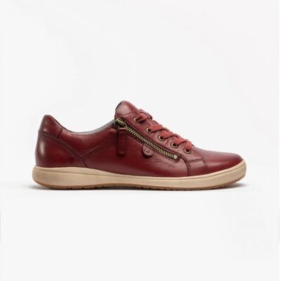 Josef Seibel Caren 12 Damen Leder Sneaker Bordeaux Rot EU 40 / UK 6,5 Josef Seibel Caren 12 Damen Leder Sneaker Bordeaux Rot EU 40 / UK 6,5
