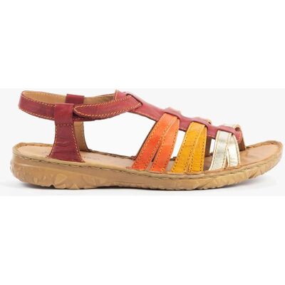 Josef Seibel Ivy 02 Damen Sandalen Rot-Multi Mehrfarben EU 38 / UK 5 Josef Seibel Ivy 02 Damen Sandalen Rot-Multi Mehrfarben EU 38 / UK 5