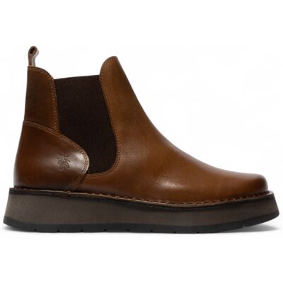 Fly London Damen RAWI131 Chelsea-Stiefel aus Leder zum Hineinschlüpfen, klassisch, bequem, Kamelbraun Braun EU 42 / UK 8 Fly London Damen RAWI131 Chelsea-Stiefel aus Leder zum Hineinschlüpfen, klassisch, bequem, Kamelbraun Braun EU 42 / UK 8