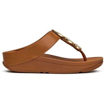 Fitflop Halo Metallic Sandalen Bräunen EU 38 / UK 5 Fitflop Halo Metallic Sandalen Bräunen EU 38 / UK 5