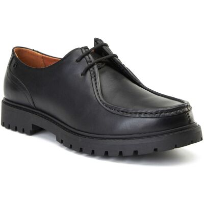 Base London Carbon Leder Herren Schwarz Mokassin Schuhe Schwarz EU 43 / UK 9 Base London Carbon Leder Herren Schwarz Mokassin Schuhe Schwarz EU 43 / UK 9