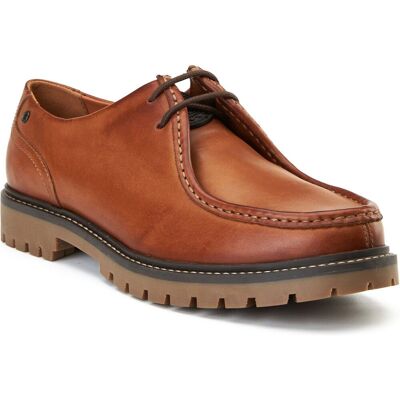 Base London Carbon Herren Mokassin Schuhe Aus Leder In Tan Bräunen EU 39/UK 6 Base London Carbon Herren Mokassin Schuhe Aus Leder In Tan Bräunen EU 39/UK 6