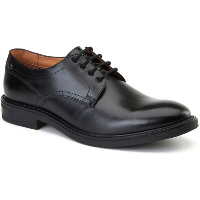 Base London Durham Leder Herren Schnürschuhe Schwarz Schwarz EU 42 / UK 8 Base London Durham Leder Herren Schnürschuhe Schwarz Schwarz EU 42 / UK 8