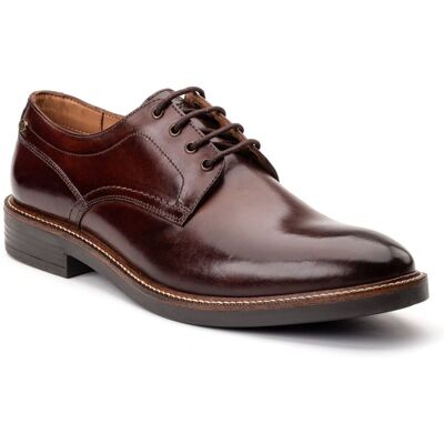 Base London Durham Leder Herren Schnürschuhe in verbranntem Braun Braun EU 39/UK 6 Base London Durham Leder Herren Schnürschuhe in verbranntem Braun Braun EU 39/UK 6