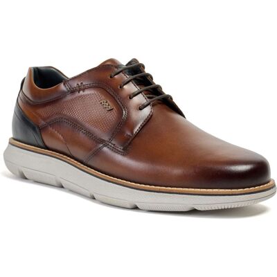Pod Finch Herrenschuhe Aus Leder In Cognac Mit Schnürung. Bräunen EU 44.5 / UK 10 Pod Finch Herrenschuhe Aus Leder In Cognac Mit Schnürung. Bräunen EU 44.5 / UK 10