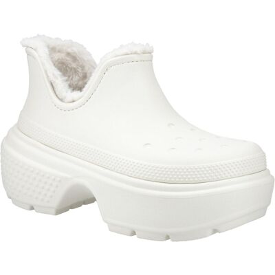 Crocs Stomp Shorty Damen Leinenstiefel Aus Thermoplast Weiß EU 40,5 / UK 7 Crocs Stomp Shorty Damen Leinenstiefel Aus Thermoplast Weiß EU 40,5 / UK 7