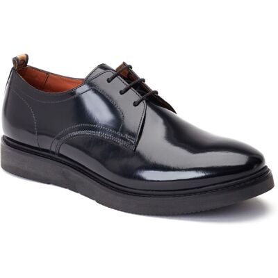 Base London Roly Leder Herrenschuhe in Schwarz Oxford Stil Schwarz EU 40,5 / UK 7 Base London Roly Leder Herrenschuhe in Schwarz Oxford Stil Schwarz EU 40,5 / UK 7
