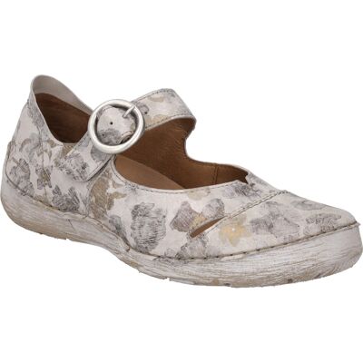 JOSEF SEIBEL Damen Sandale Fergey 80 in creme-multi Beige US 39 JOSEF SEIBEL Damen Sandale Fergey 80 in creme-multi Beige US 39