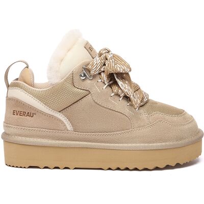 EverAU Australia EVER AU Australien Damen Marmorierte Schnürschuh-Plateau-Stiefel Sand EU 43 / UK 9 EverAU Australia EVER AU Australien Damen Marmorierte Schnürschuh-Plateau-Stiefel Sand EU 43 / UK 9