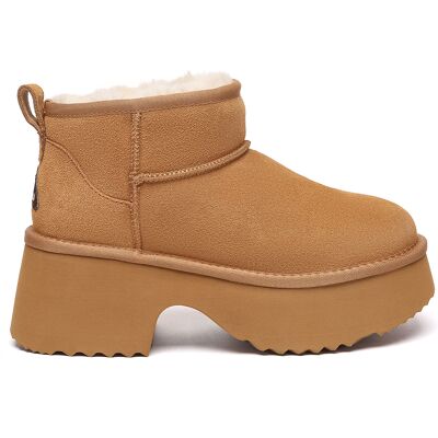 EverAU Australia EVER AU Australien Damen Nicobar 3-Wege Stil Plattform Stiefel Kastanie EU 42 / UK 8 EverAU Australia EVER AU Australien Damen Nicobar 3-Wege Stil Plattform Stiefel Kastanie EU 42 / UK 8