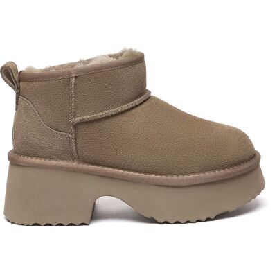 EverAU Australia EVER AU Australien Frauen Nicobar 3-Wege Stil Plattform-Stiefel Braun EU 37 / UK 4 EverAU Australia EVER AU Australien Frauen Nicobar 3-Wege Stil Plattform-Stiefel Braun EU 37 / UK 4