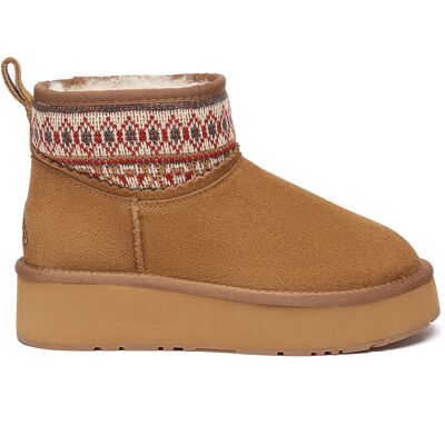 EverAU Australia EVER AU Australien Damen Plover Woven Knöchel Plattformstiefel Kastanie EU 37 / UK 4 EverAU Australia EVER AU Australien Damen Plover Woven Knöchel Plattformstiefel Kastanie EU 37 / UK 4