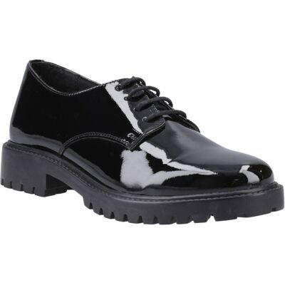 Hush Puppies Aubrey Leder Mädchen Schwarz Derby Schuhe Schwarz EU 40,5 / UK 7 Hush Puppies Aubrey Leder Mädchen Schwarz Derby Schuhe Schwarz EU 40,5 / UK 7