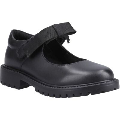 Hush Puppies Astrid Schleifen Leder Mädchen schwarze Schuhe Schwarz EU 44.5 / UK 10 Hush Puppies Astrid Schleifen Leder Mädchen schwarze Schuhe Schwarz EU 44.5 / UK 10