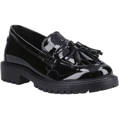 Hush Puppies Abigail Patent Senior Leder Mädchen Schwarz Slipper Schwarz EU 36 / UK 3 Hush Puppies Abigail Patent Senior Leder Mädchen Schwarz Slipper Schwarz EU 36 / UK 3