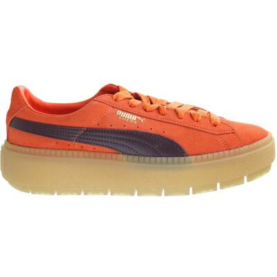 Puma Platform Trace Block Damen Orange Sneakers Orange EU 38 / UK 5 Puma Platform Trace Block Damen Orange Sneakers Orange EU 38 / UK 5