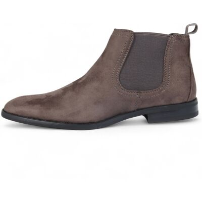 Infinity Leather Herren Chelsea Boots aus Wildleder in Grau mit echtem Lederfutter Grau EU45 Infinity Leather Herren Chelsea Boots aus Wildleder in Grau mit echtem Lederfutter Grau EU45