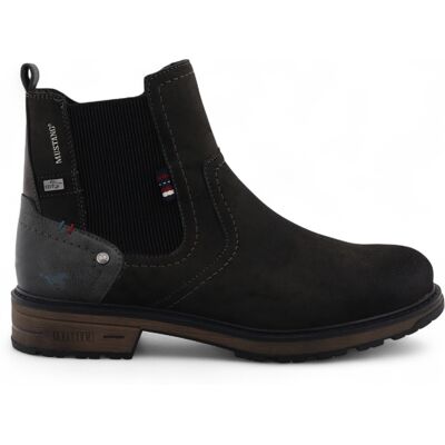 Mustang Herren-Chelsea-Stiefeletten, wasserabweisend, Dunkelgrau Dunkelgrau EU43 Mustang Herren-Chelsea-Stiefeletten, wasserabweisend, Dunkelgrau Dunkelgrau EU43