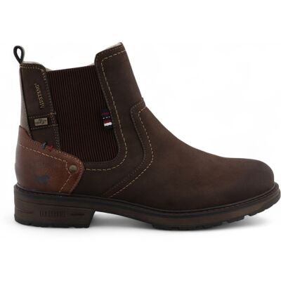 Mustang Herren-Chelsea-Stiefeletten, wasserabweisend, Mokka-Braun Braun EU43 Mustang Herren-Chelsea-Stiefeletten, wasserabweisend, Mokka-Braun Braun EU43