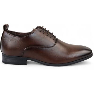 Infinity Leather Braune klassische Oxford-Derby-Schuhe zum Schnüren für Herren Braun EU40 Infinity Leather Braune klassische Oxford-Derby-Schuhe zum Schnüren für Herren Braun EU40