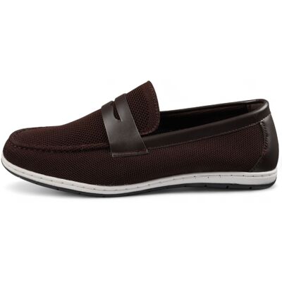 Infinity Leather Atmungsaktive Slipper für Herren in Braun Braun EU42 Infinity Leather Atmungsaktive Slipper für Herren in Braun Braun EU42