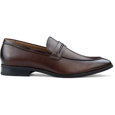 Infinity Leather Herren Slip-On Loafers Braun Ledergefüttert Elegante Schuhe Braun EU40 Infinity Leather Herren Slip-On Loafers Braun Ledergefüttert Elegante Schuhe Braun EU40