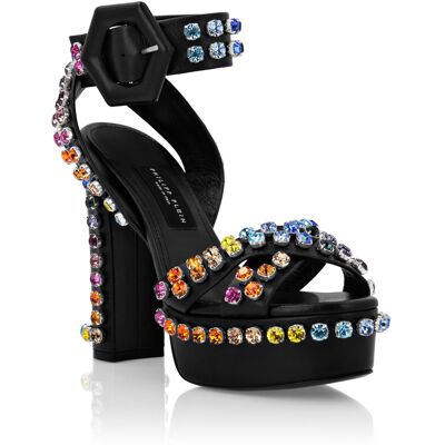 Philipp Plein Sandaletten Schwarz EU 37 Philipp Plein Sandaletten Schwarz EU 37
