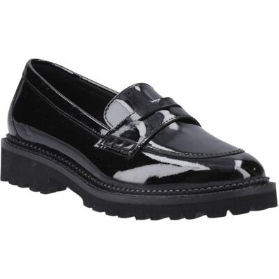 Hush Puppies Grazia Mädchenschwarze Slipper Aus Leder Schwarz EU 40,5 / UK 7 Hush Puppies Grazia Mädchenschwarze Slipper Aus Leder Schwarz EU 40,5 / UK 7