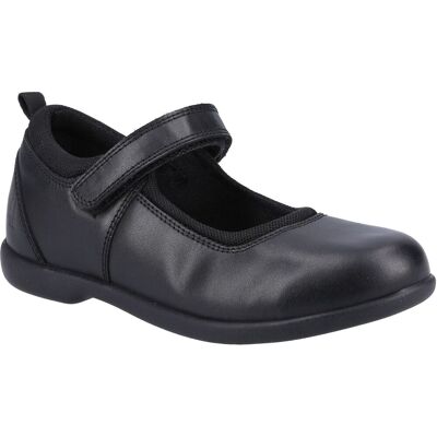 Hush Puppies Bianca JNR Mädchenschuhe Aus Schwarzem Leder Schwarz EU 44.5 / UK 10 Hush Puppies Bianca JNR Mädchenschuhe Aus Schwarzem Leder Schwarz EU 44.5 / UK 10