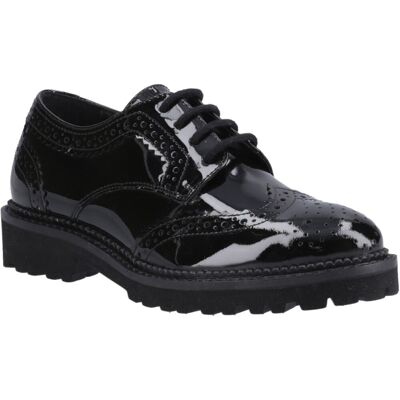 Hush Puppies Gabi Lace Up Mädchen Brogues Aus Schwarzem Leder Schwarz EU 36 / UK 3 Hush Puppies Gabi Lace Up Mädchen Brogues Aus Schwarzem Leder Schwarz EU 36 / UK 3