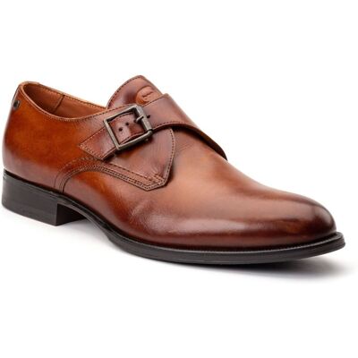 Base London Faraday Leder Herren Schuhe in gebranntem Tan Bräunen EU 43 / UK 9 Base London Faraday Leder Herren Schuhe in gebranntem Tan Bräunen EU 43 / UK 9
