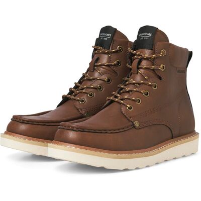 Jack & Jones Archway Mokassins aus Polyurethan für Herren in Cognacfarbenem Knöchelschuh Braun EU 43 / UK 9 Jack & Jones Archway Mokassins aus Polyurethan für Herren in Cognacfarbenem Knöchelschuh Braun EU 43 / UK 9