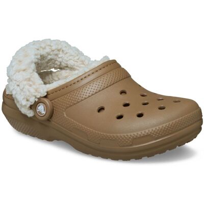Crocs Classic Fleece-gefütterte Thermoplast Herren Sepia Clogs Braun EU 47.5 / UK 12 Crocs Classic Fleece-gefütterte Thermoplast Herren Sepia Clogs Braun EU 47.5 / UK 12