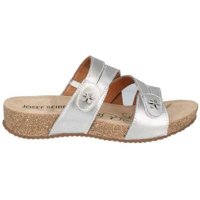 Josef Seibel Tonga Damenschuhe Sandalen Metallic Silber EU 40 / UK 6,5 Josef Seibel Tonga Damenschuhe Sandalen Metallic Silber EU 40 / UK 6,5