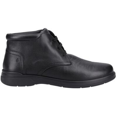 Hush Puppies - "Malcolm" Chukka-Stiefel für Herren, Leder (Schwarz) Schwarz EU 47.5 / UK 12 Hush Puppies - "Malcolm" Chukka-Stiefel für Herren, Leder (Schwarz) Schwarz EU 47.5 / UK 12