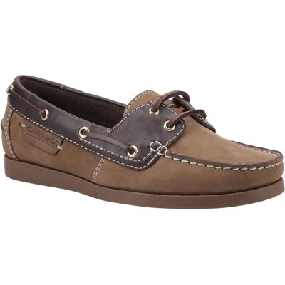 Cotswold - Damen Bootsschuhe "Waterlane", Leder (Blaugrün) Taupe EU 39/UK 6 Cotswold - Damen Bootsschuhe "Waterlane", Leder (Blaugrün) Taupe EU 39/UK 6