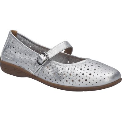 JOSEF SEIBEL Damen Ballerina Fenja 41 in silber Silber US 39 JOSEF SEIBEL Damen Ballerina Fenja 41 in silber Silber US 39