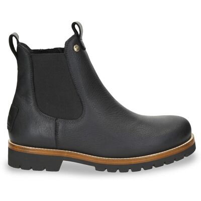 Panama Jack Herren Beny Igloo C1 Chelsea-Stiefel aus schwarzem, wasserdichtem Leder Schwarz EU 42 / UK 8 Panama Jack Herren Beny Igloo C1 Chelsea-Stiefel aus schwarzem, wasserdichtem Leder Schwarz EU 42 / UK 8