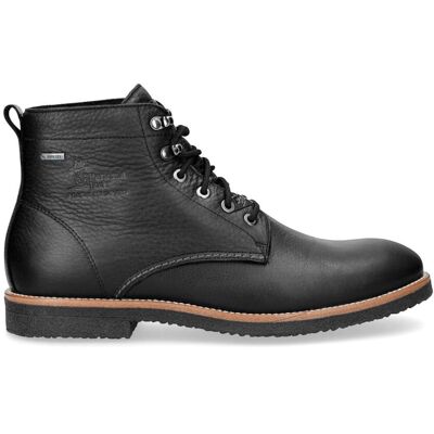 Panama Jack Herren Glasgow GTX C3 Schwarze wasserdichte Lederstiefeletten Schwarz EU45 Panama Jack Herren Glasgow GTX C3 Schwarze wasserdichte Lederstiefeletten Schwarz EU45