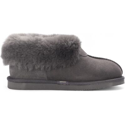 Infinity Leather Damen Winterstiefelette aus Schaffell-Wildleder in Grau zum Hineinschlüpfen – Glacier Grau EU 37 Infinity Leather Damen Winterstiefelette aus Schaffell-Wildleder in Grau zum Hineinschlüpfen – Glacier Grau EU 37