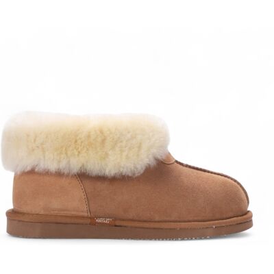 Infinity Leather Damen Winterstiefelette aus Schaffell-Wildleder in Hellbraun zum Hineinschlüpfen – Glacier Bräunen EU40 Infinity Leather Damen Winterstiefelette aus Schaffell-Wildleder in Hellbraun zum Hineinschlüpfen – Glacier Bräunen EU40