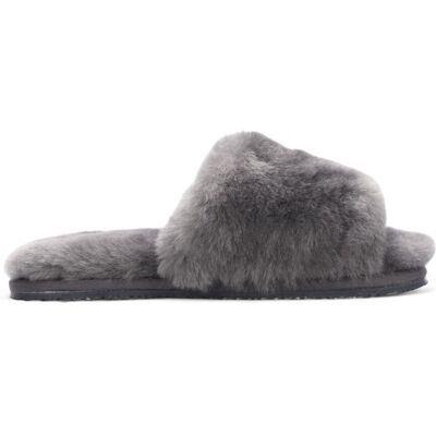Infinity Leather Damen Schaffell Hausschuhe Grau Warme Winter Fell Slider - Nordic Grau EU 36 Infinity Leather Damen Schaffell Hausschuhe Grau Warme Winter Fell Slider - Nordic Grau EU 36