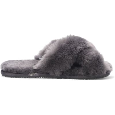 Infinity Leather Damen Schaffell Hausschuhe Grau Warm Winter Fell Crossover - Snowbelle Grau EU 37 Infinity Leather Damen Schaffell Hausschuhe Grau Warm Winter Fell Crossover - Snowbelle Grau EU 37